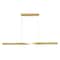 Afx Twist 48" LED Pendant - Satin Brass TWTP48L30D1SB - alternate 1